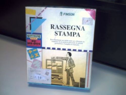 "Rassegna stampa" Finson - Software per MS-DOS