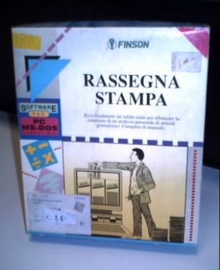 "Rassegna stampa" Finson - Software per MS-DOS